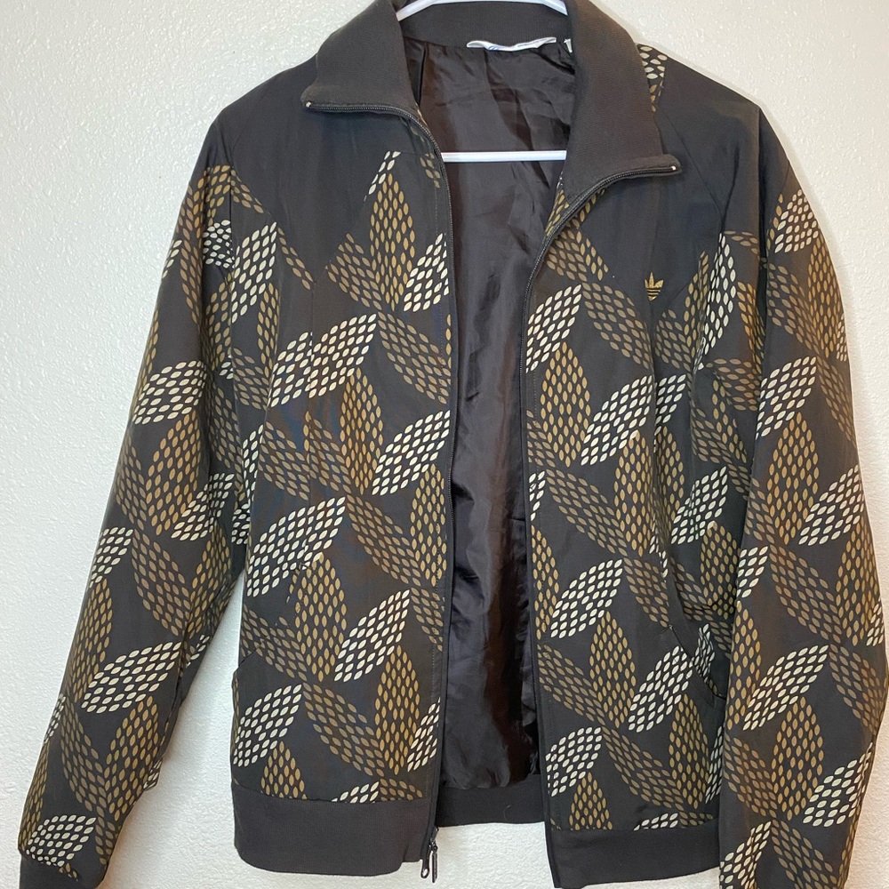 Adidas Originals Vintage Rare Monogram Track Top L